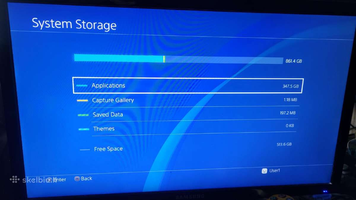 Ps4 1tb Phat console Jailbreak'ed Vue - nuotraukos Nr. 3