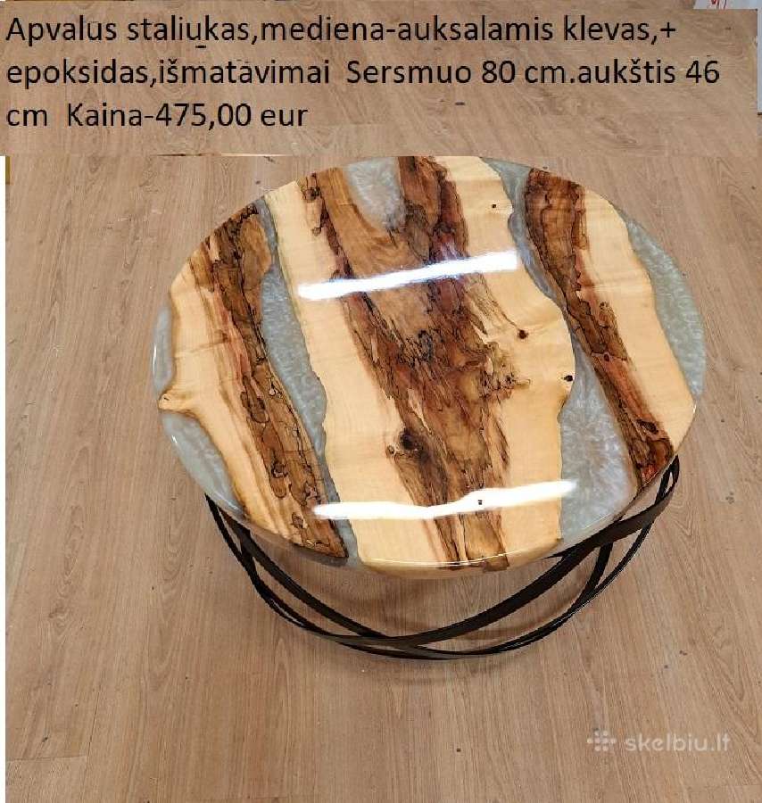 Rankų darbo mediniai staliukai - nuotraukos Nr. 5