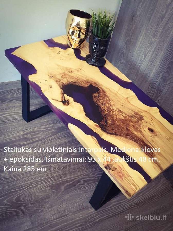 Rankų darbo mediniai staliukai - nuotraukos Nr. 8