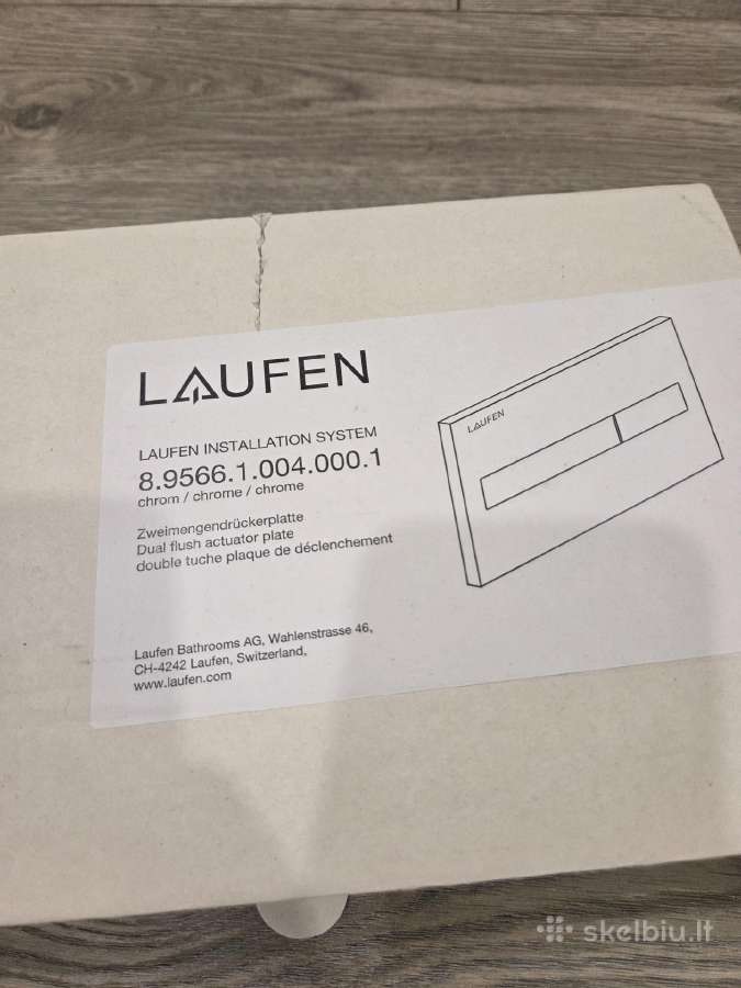 Laufen tualeto mygtukas