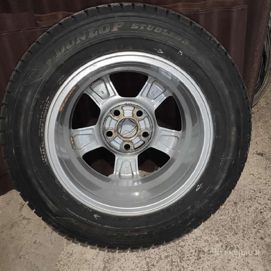 Toyota ratlankiai R15 5x114 su žieminėm padangom - nuotraukos Nr. 2