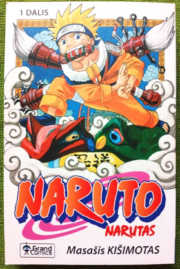 Komiksai : Naruto 1-8