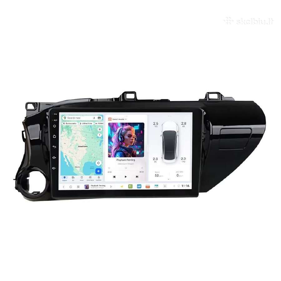 Toyota Hilux 2007-2020 android multimedija