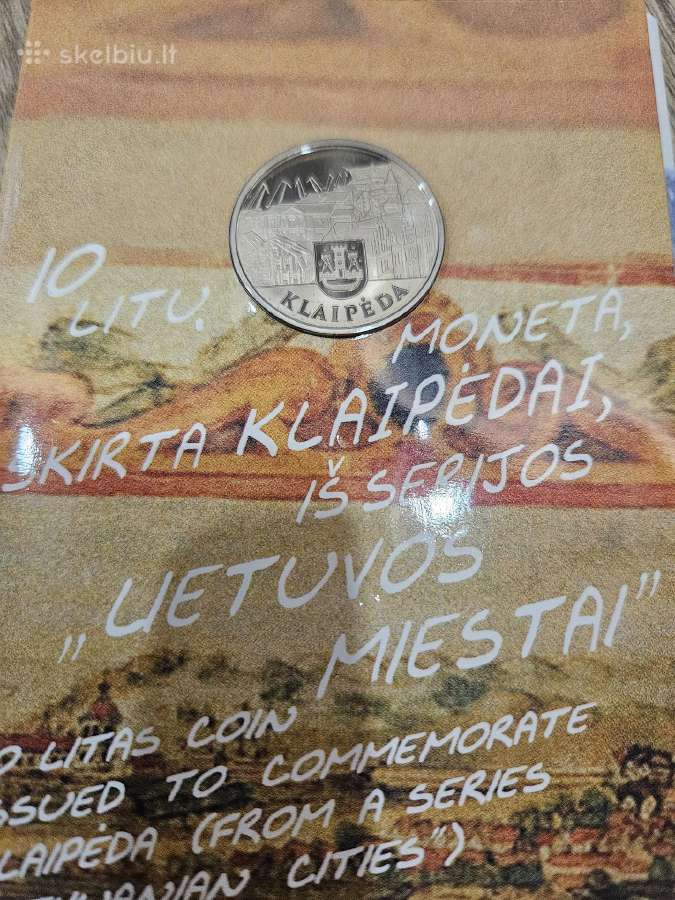 10 Litų moneta, skirta Klaipėdai