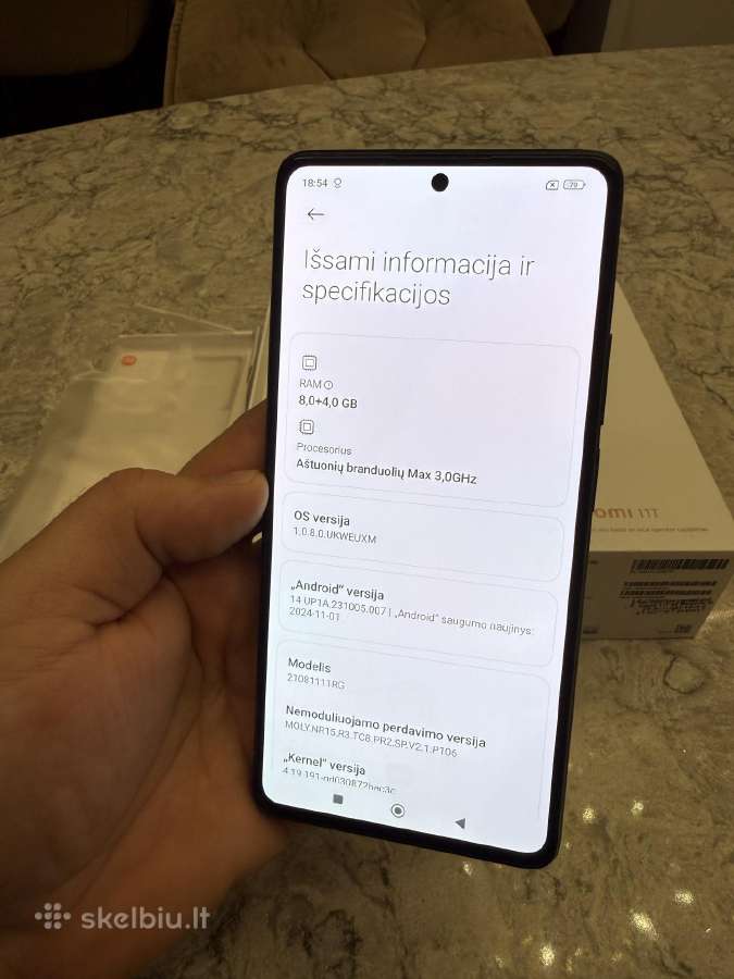 Xiaomi Mi 11t, 12/128gb - nuotraukos Nr. 2