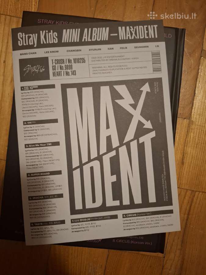 Originalus Stray Kids albumas 15 € - nuotraukos Nr. 4