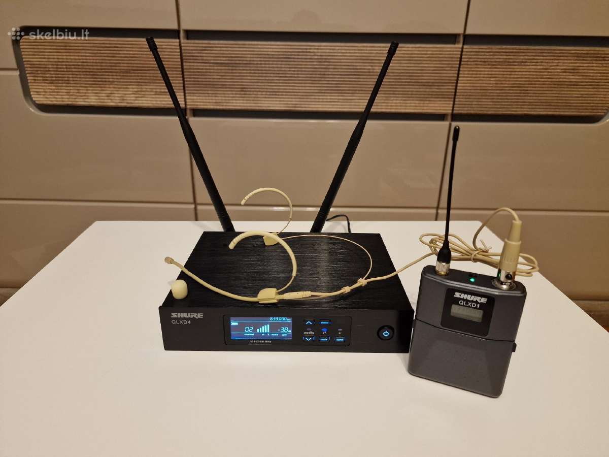 Naujas belaidis Headset mikrofonas