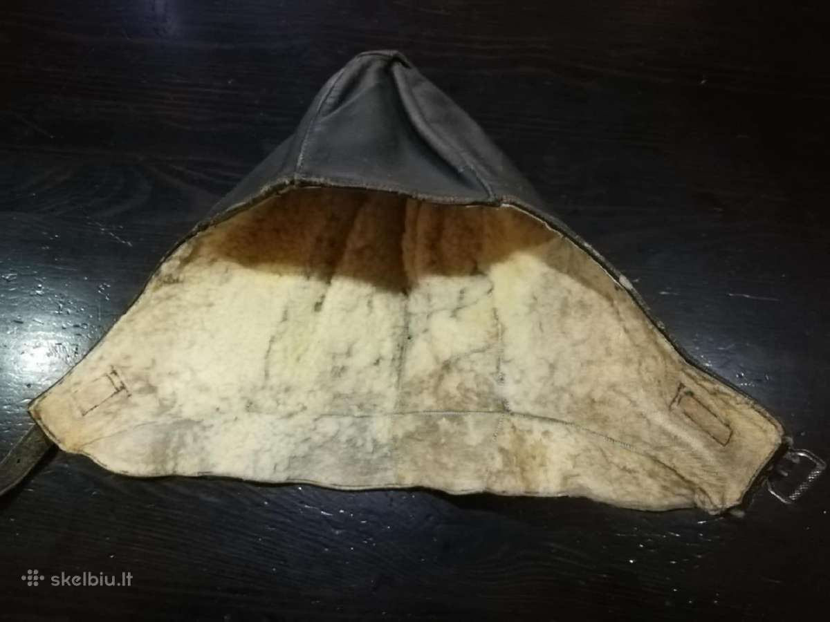 Ww2 Vokiečių Liuftvafės piloto šalmas - nuotraukos Nr. 3