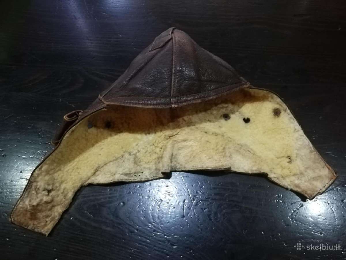Ww2 Vokiečių Liuftvafės piloto šalmas 1 - nuotraukos Nr. 3