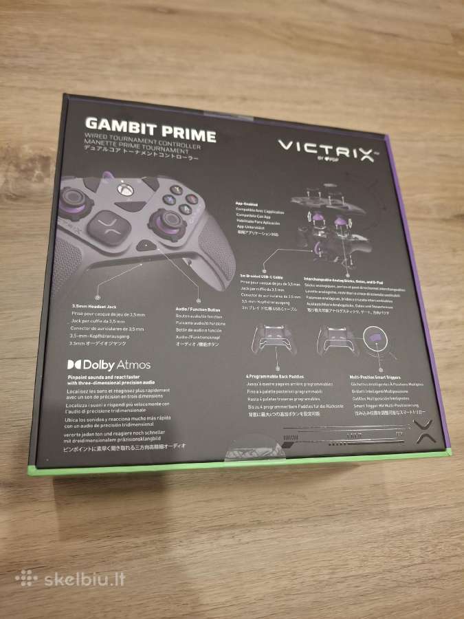 Pdp Victrix Gambit Prime Xbox Switch 2 Ps4 Ps5 - nuotraukos Nr. 6