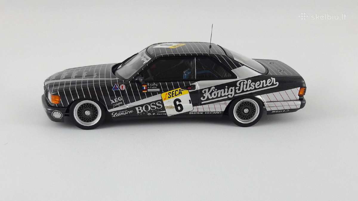 1/43 modeliukai MB S-class C126 Amg 500 Sec 24 Hrs - nuotraukos Nr. 2
