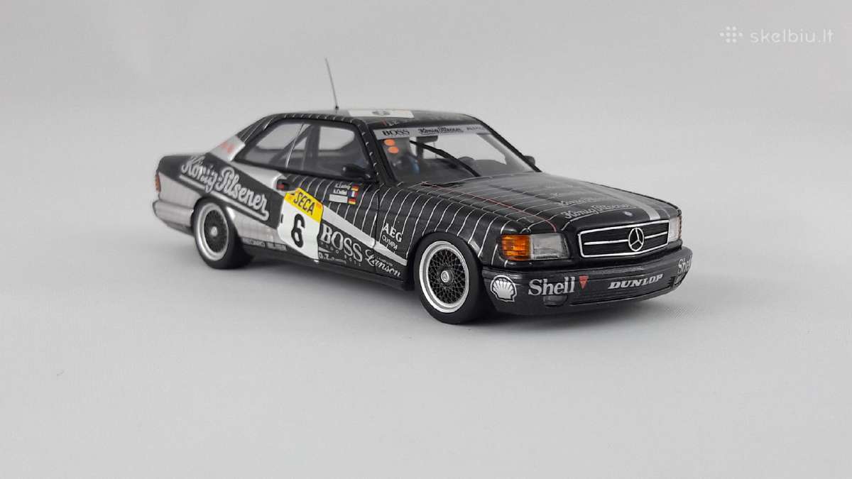 1/43 modeliukai MB S-class C126 Amg 500 Sec 24 Hrs - nuotraukos Nr. 3