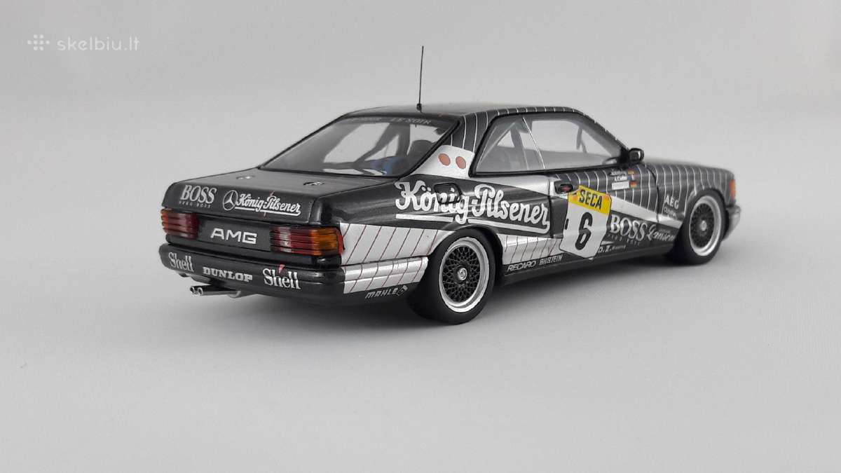 1/43 modeliukai MB S-class C126 Amg 500 Sec 24 Hrs - nuotraukos Nr. 4