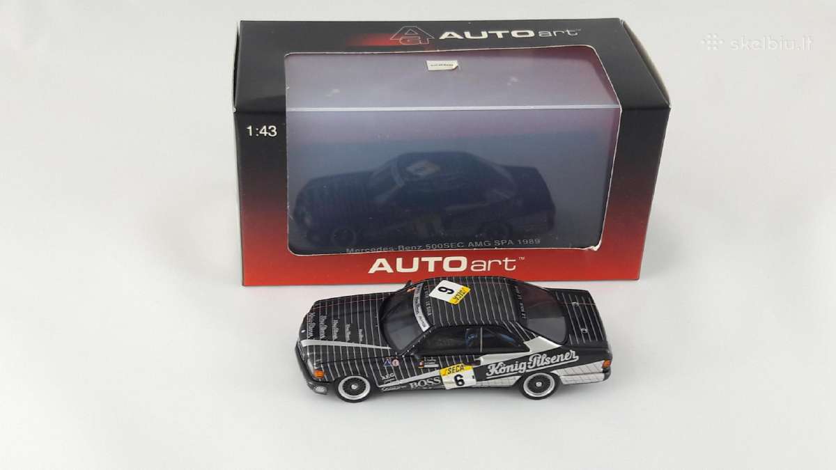 1/43 modeliukai MB S-class C126 Amg 500 Sec 24 Hrs - nuotraukos Nr. 6