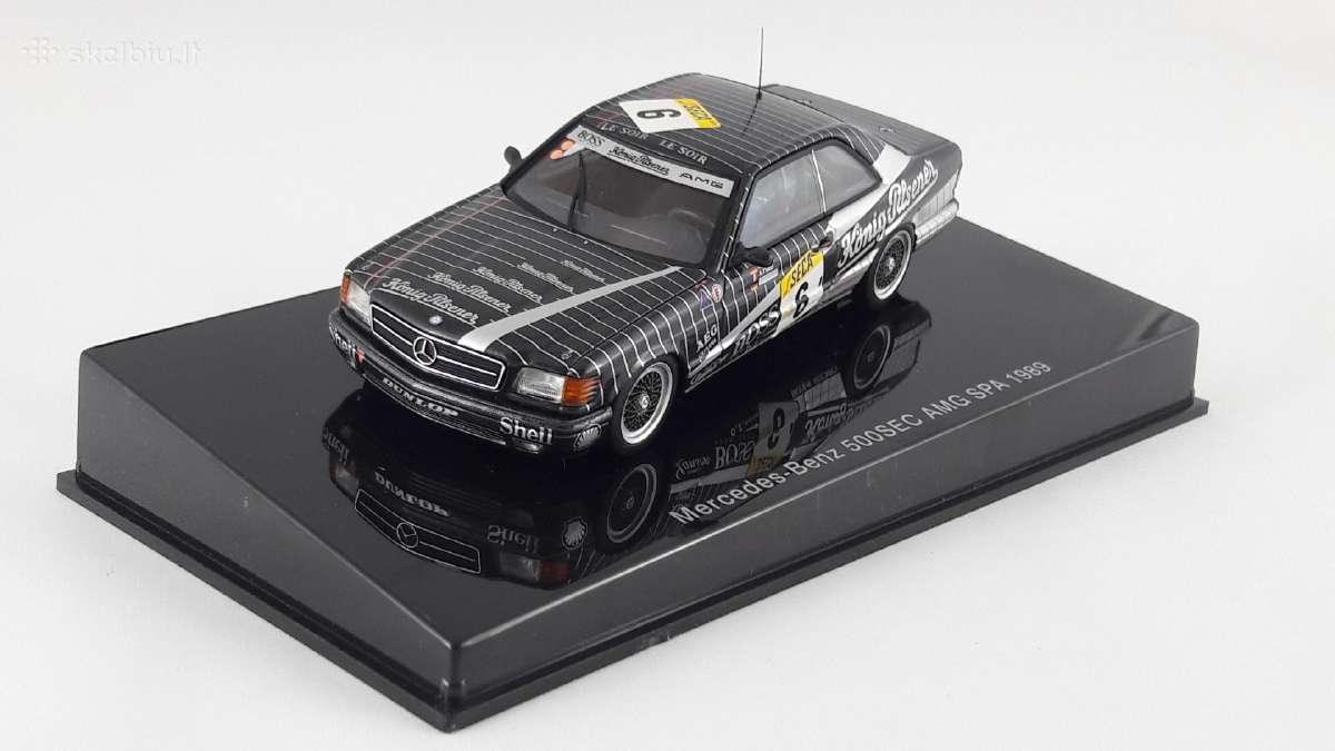 1/43 modeliukai MB S-class C126 Amg 500 Sec 24 Hrs - nuotraukos Nr. 7