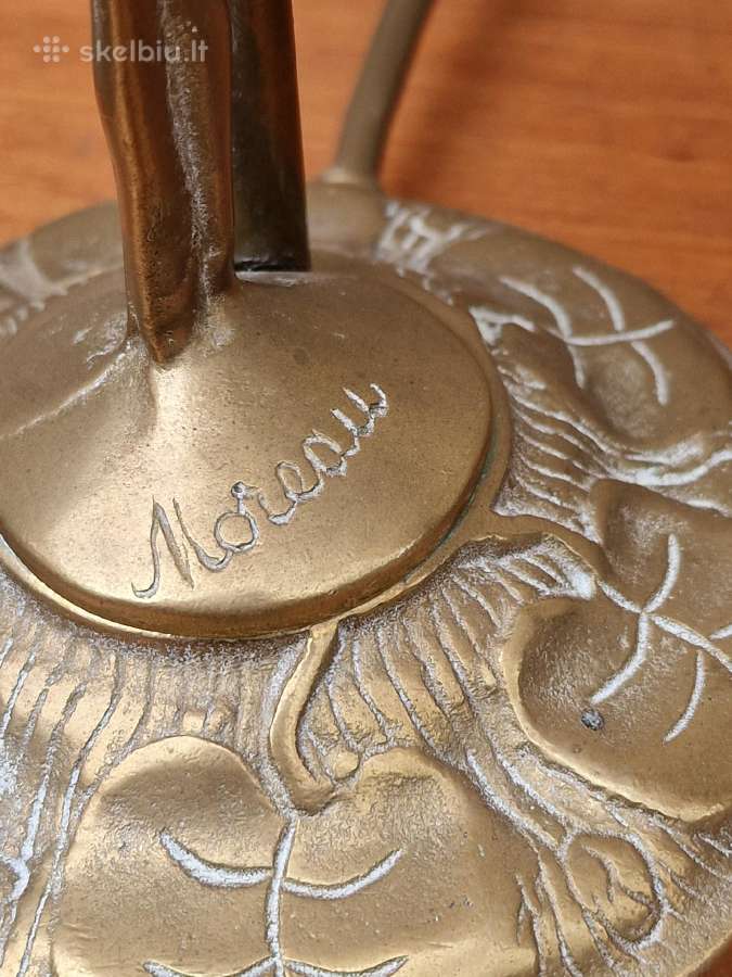 Vintažinės Art Nouveau Jugend st. stalinės lempos - nuotraukos Nr. 4