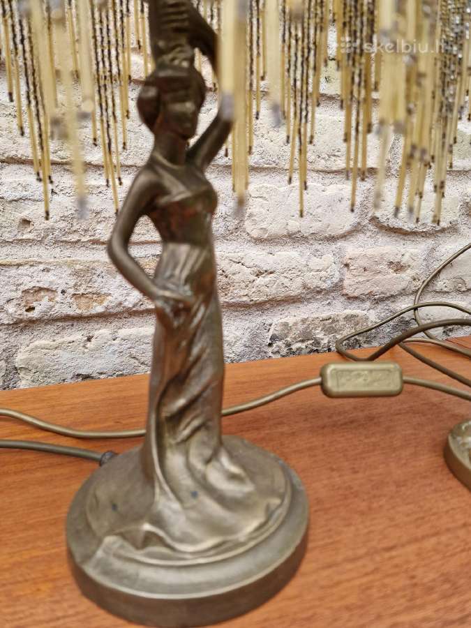 Vintažinės Art Nouveau Jugend st. stalinės lempos - nuotraukos Nr. 5