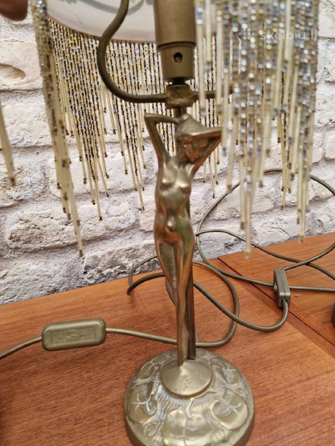 Vintažinės Art Nouveau Jugend st. stalinės lempos - nuotraukos Nr. 6