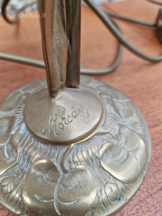 Vintažinės Art Nouveau Jugend st. stalinės lempos - nuotraukos Nr. 7