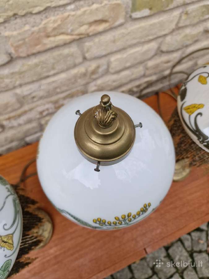 Vintažinės Art Nouveau Jugend st. stalinės lempos - nuotraukos Nr. 17