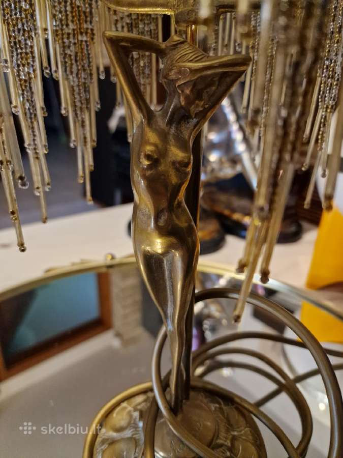 Vintažinės Art Nouveau Jugend st. stalinės lempos - nuotraukos Nr. 32