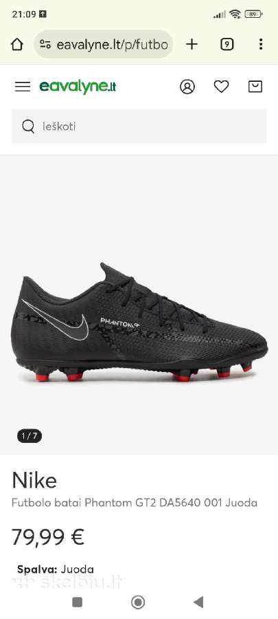 Futbolo bateliai Nike Phantom Gt2 - nuotraukos Nr. 5