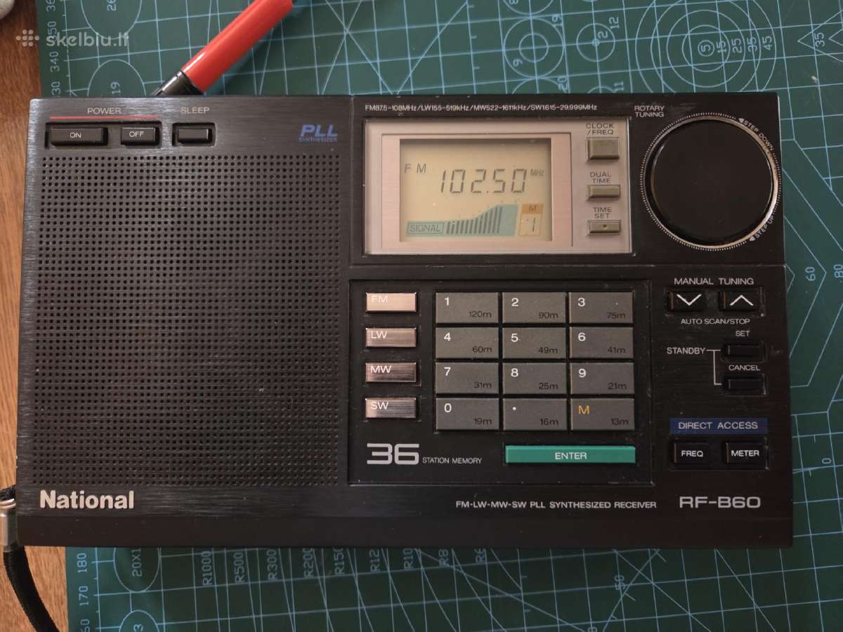 Panasonic World Receiver Rf-b60l radija - nuotraukos Nr. 6