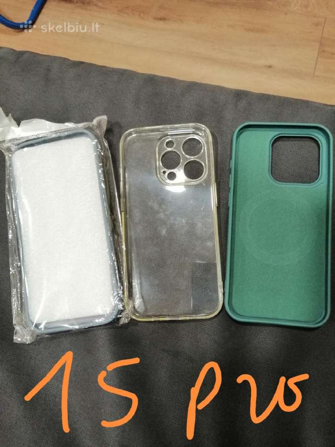 iPhone 15 pro dėkliukai