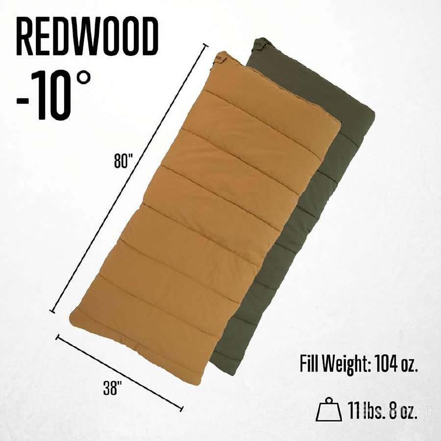 Miegmaišis iš Usa Alps Redwood -10 - nuotraukos Nr. 2
