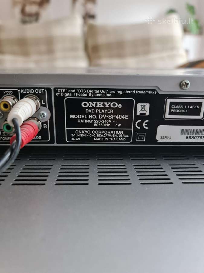 Bose namų kinas + Onkyo stiprintuvas + Dvd - nuotraukos Nr. 8