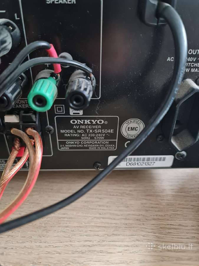 Bose namų kinas + Onkyo stiprintuvas + Dvd - nuotraukos Nr. 9