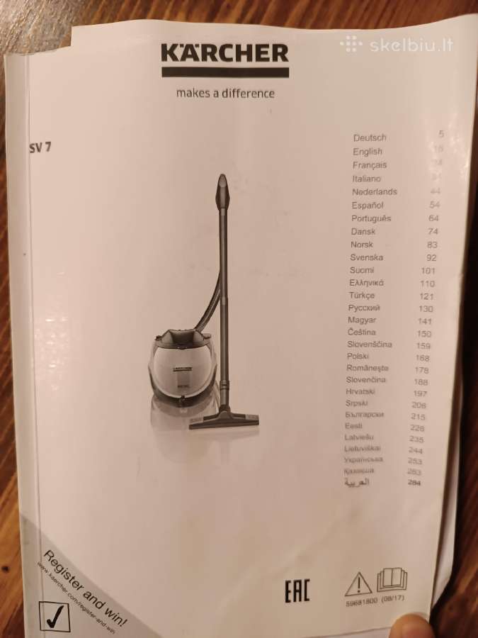 Karcher Sv7 Garinis Siurblys - nuotraukos Nr. 4