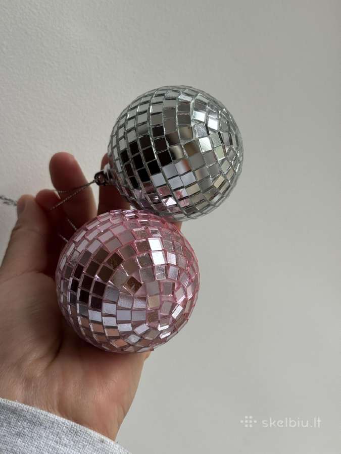 Disco stiliaus kalėdiniai žaisliukai 8 vnt. - nuotraukos Nr. 6