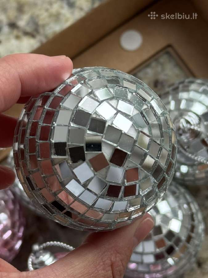 Disco stiliaus kalėdiniai žaisliukai 8 vnt. - nuotraukos Nr. 10