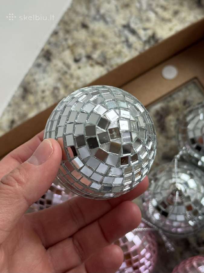 Disco stiliaus kalėdiniai žaisliukai 8 vnt. - nuotraukos Nr. 11