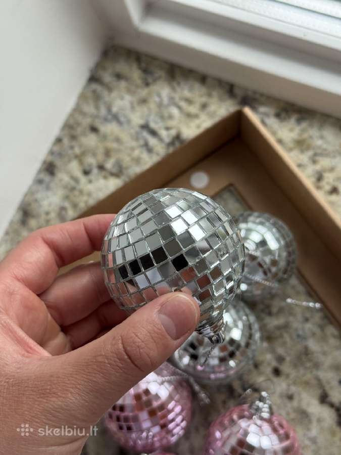 Disco stiliaus kalėdiniai žaisliukai 8 vnt. - nuotraukos Nr. 12