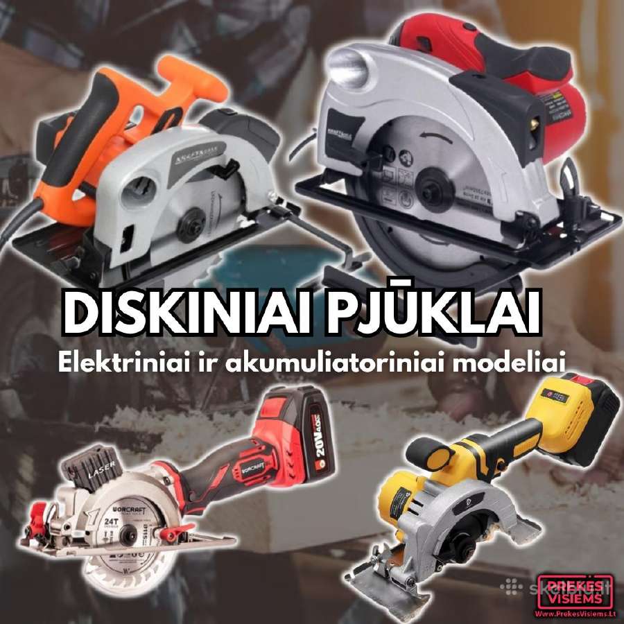 Diskiniai pjūklai/kreiziukai geriausia Kaina!