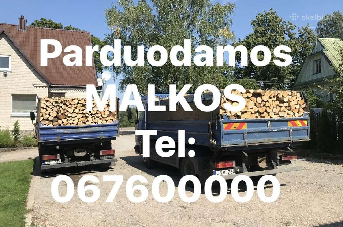 Malkos beržo malkos juodalksnio malkos - nuotraukos Nr. 6