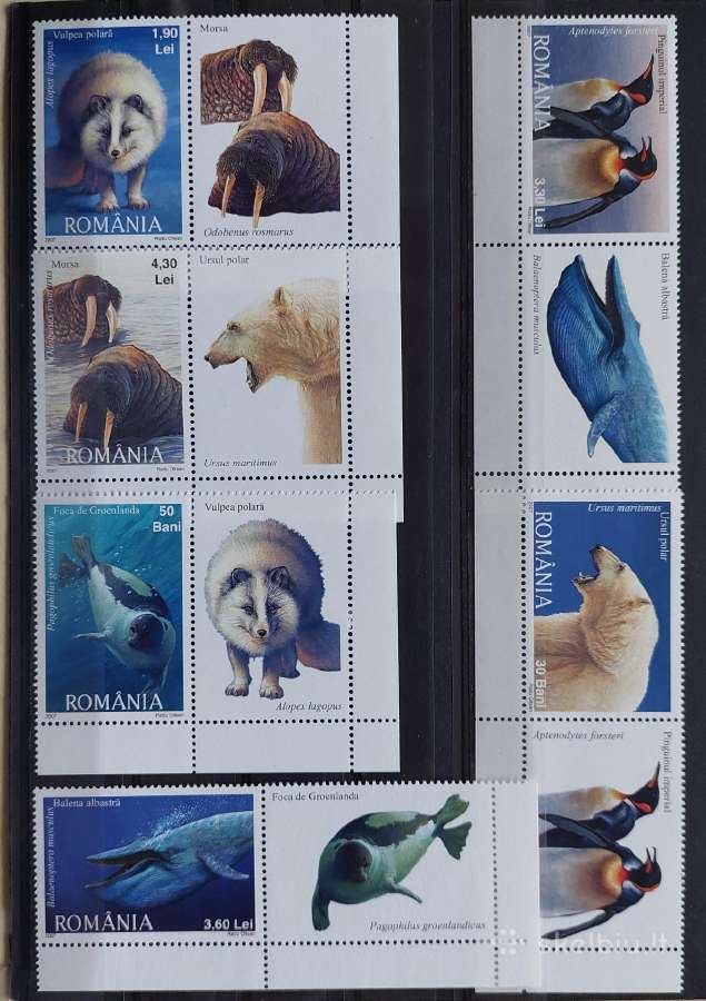 Rumunija 2007fauna, švarus, Michel 6256-6261