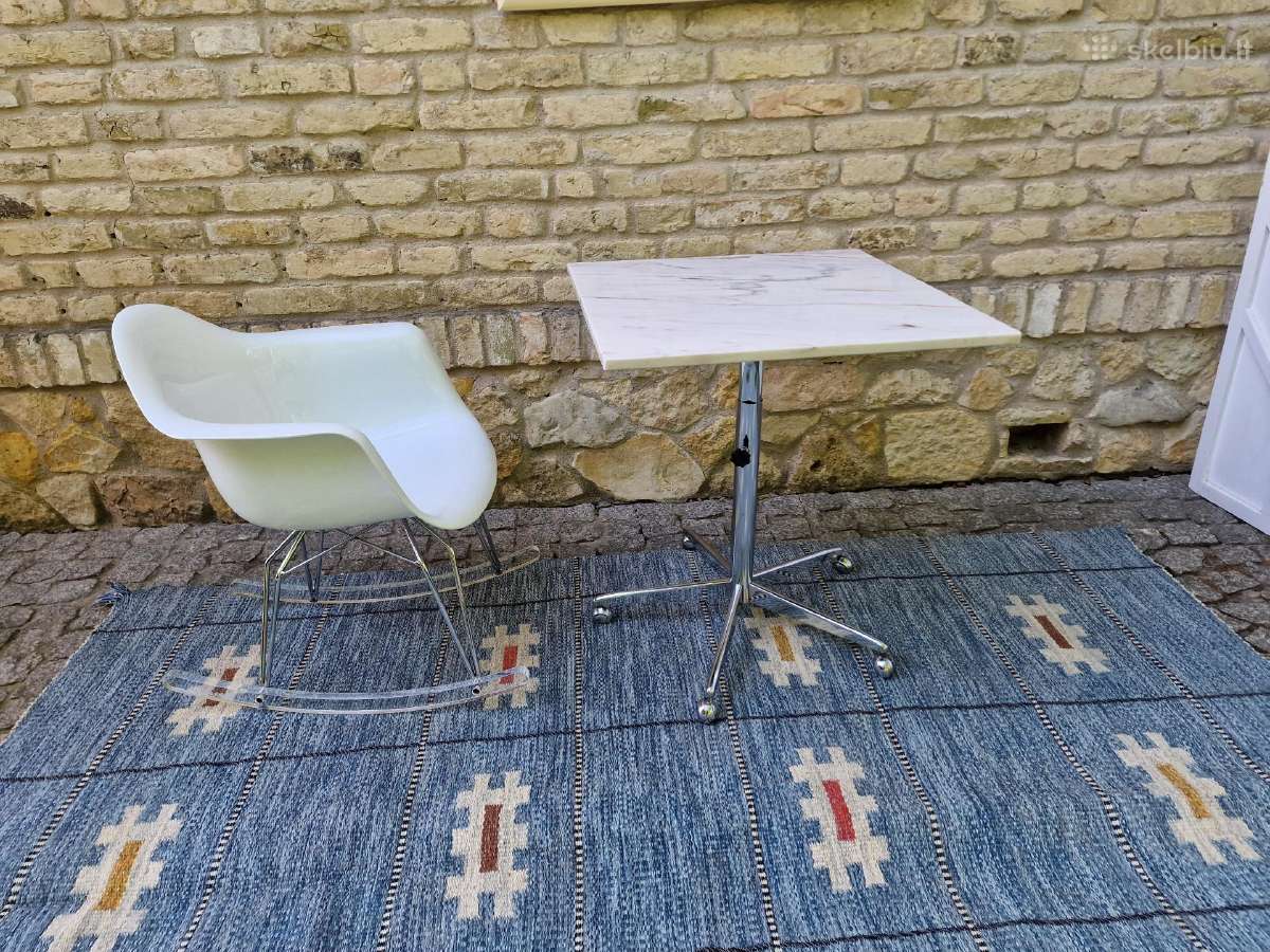 Vintažinis mid century marmurinis kavos staliukas - nuotraukos Nr. 8
