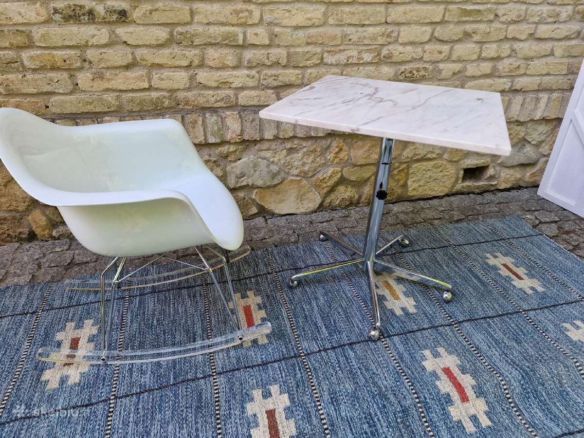 Vintažinis mid century marmurinis kavos staliukas - nuotraukos Nr. 11