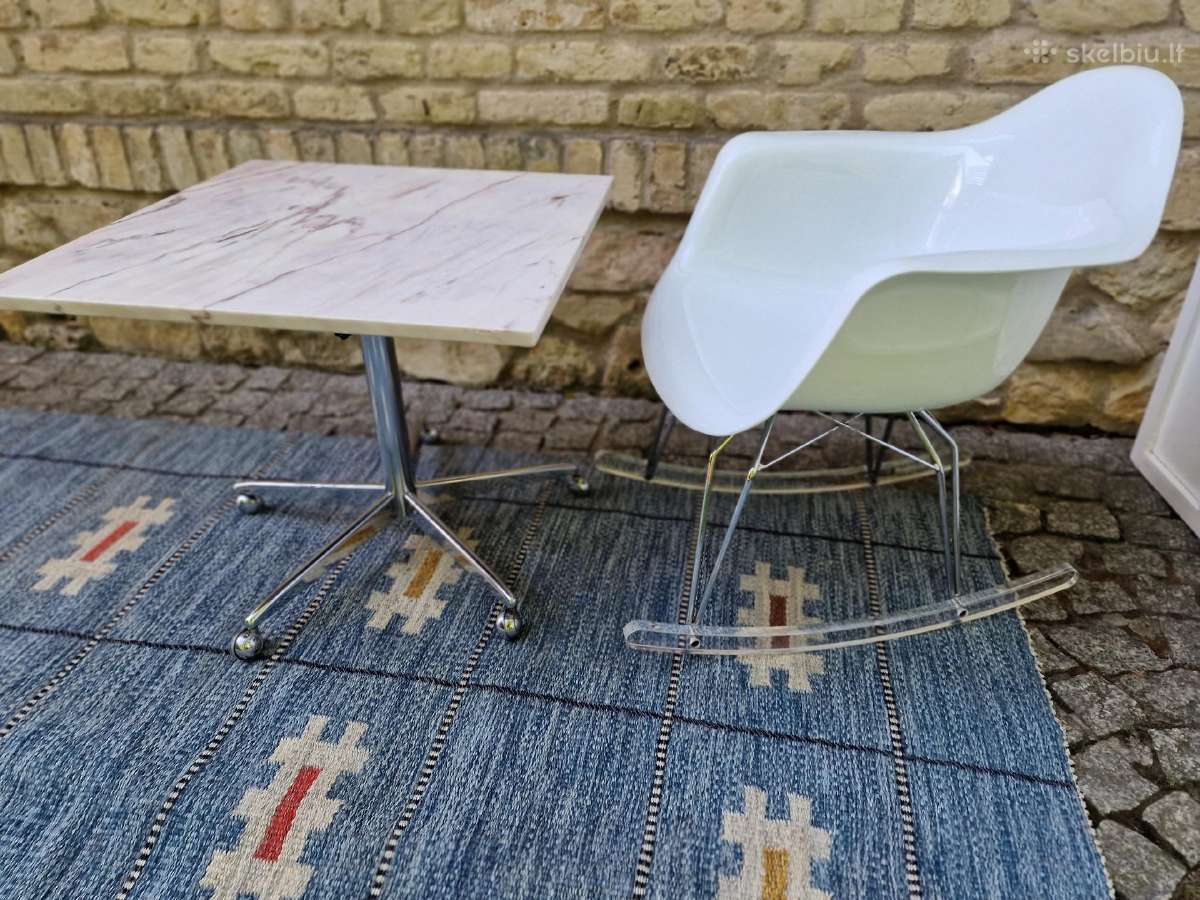 Vintažinis mid century marmurinis kavos staliukas - nuotraukos Nr. 29