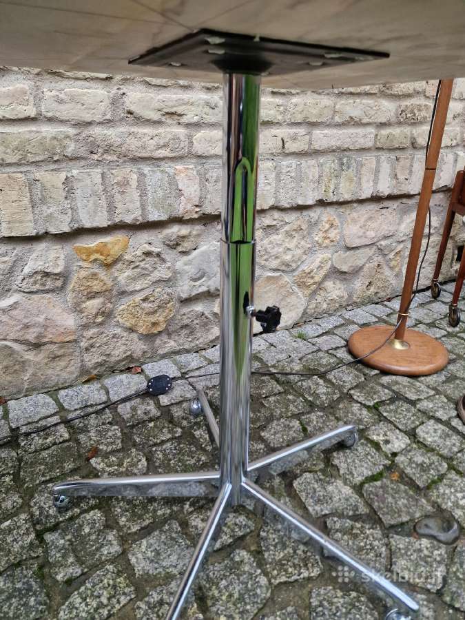 Vintažinis mid century marmurinis kavos staliukas - nuotraukos Nr. 32
