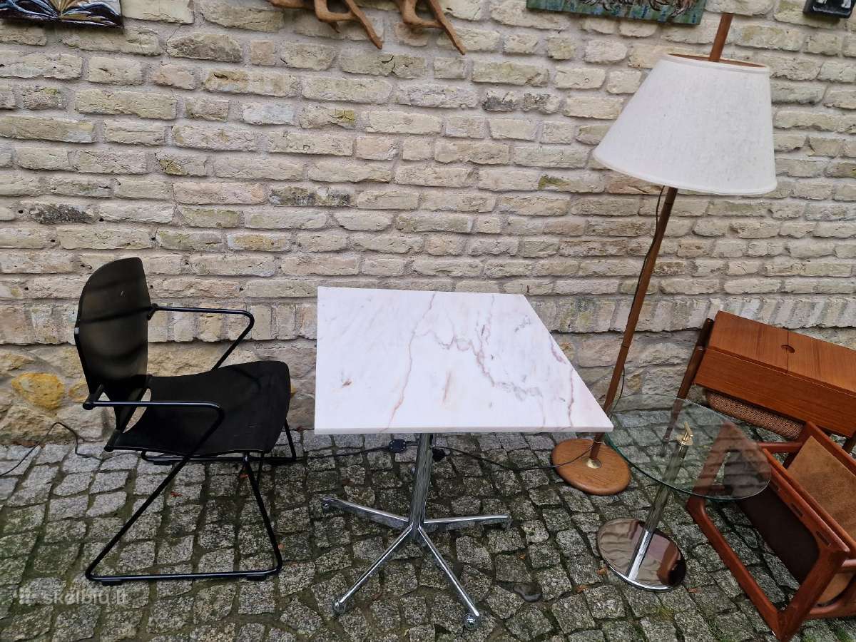 Vintažinis mid century marmurinis kavos staliukas - nuotraukos Nr. 33