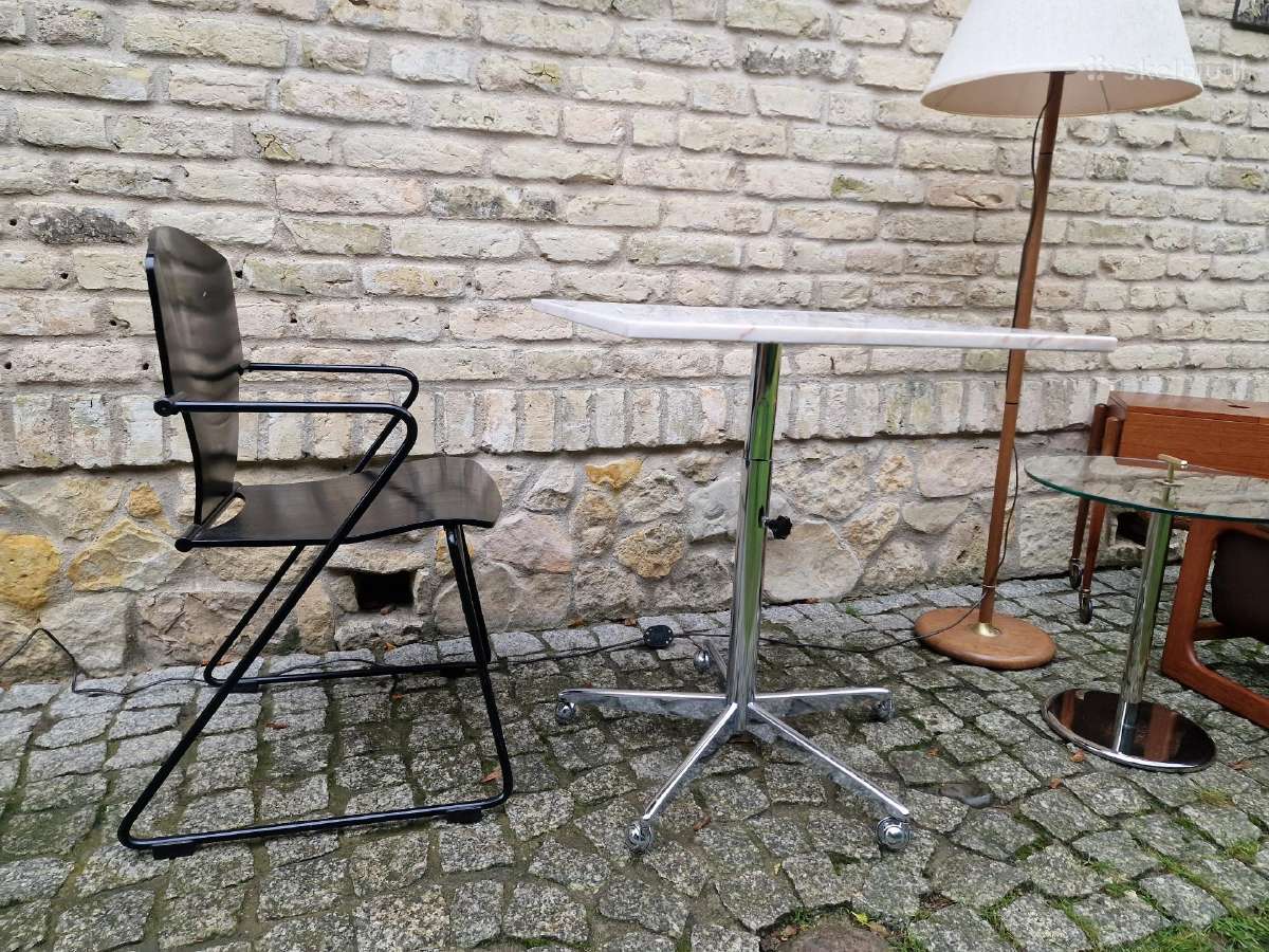 Vintažinis mid century marmurinis kavos staliukas - nuotraukos Nr. 31