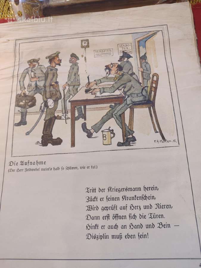 Ww1 šaržų knyga - nuotraukos Nr. 2