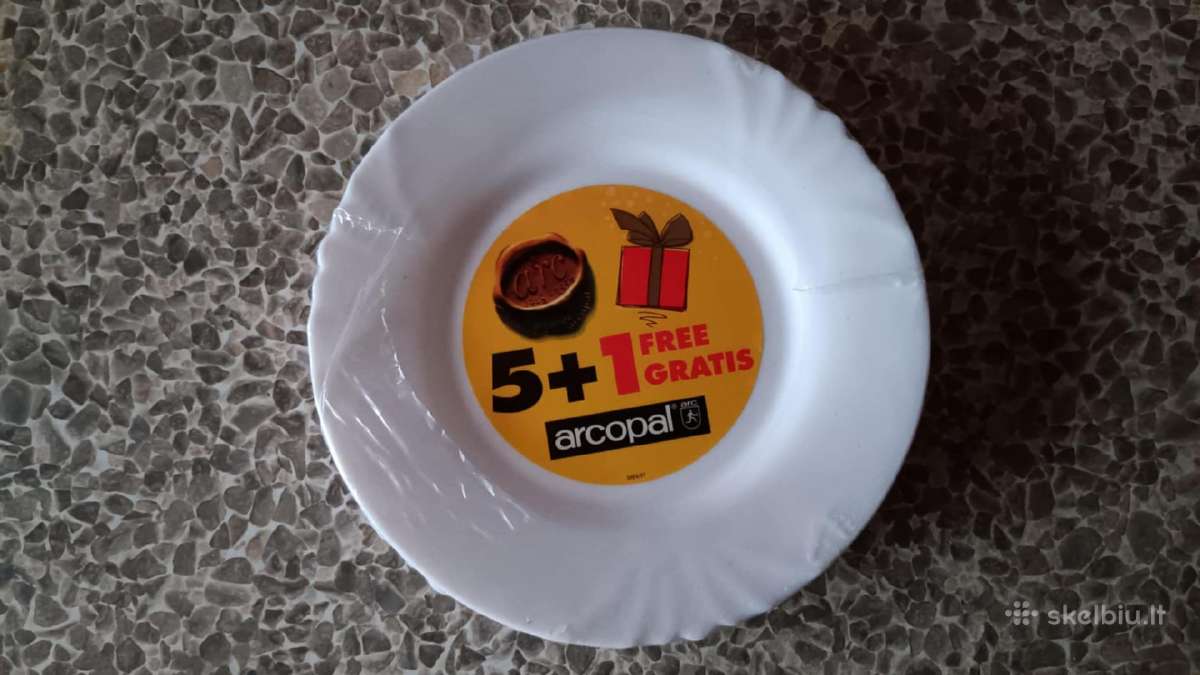 Naujos lėkštės 6vnt