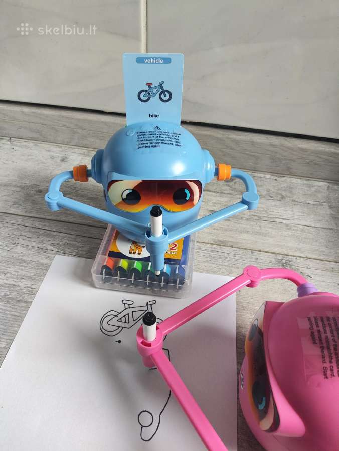 Mokomasis Piešimo robotas su muzika ir kortelėmis - nuotraukos Nr. 4