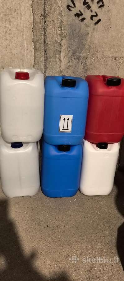 Plastikiniai 20l kanistrai