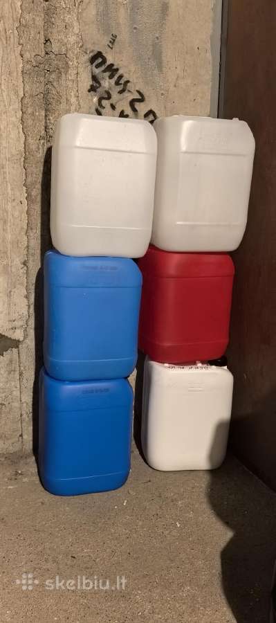 Plastikiniai 20l kanistrai - nuotraukos Nr. 2